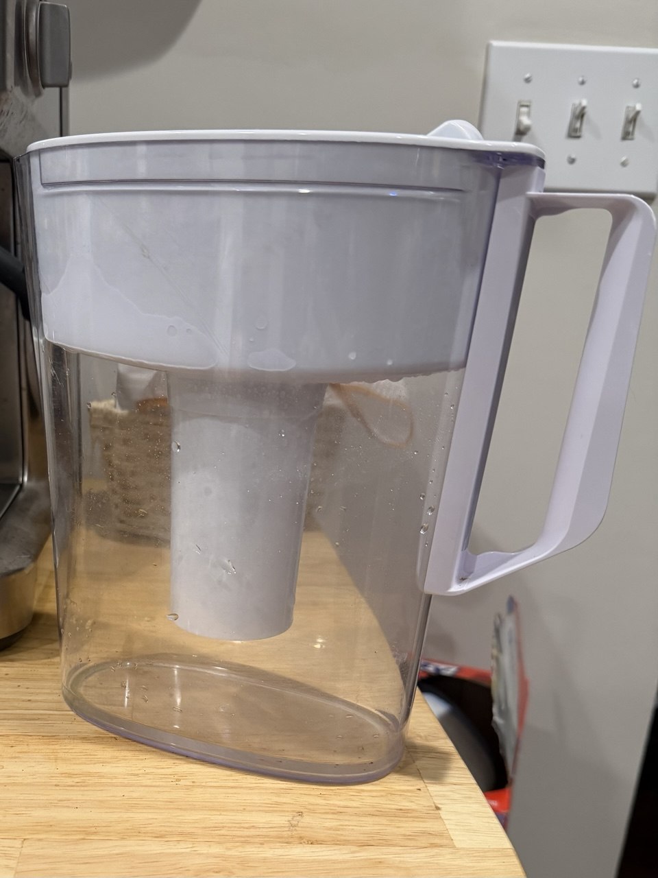 The Brita pitcher used only for Darwin's water